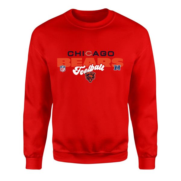 Chicago Bears Football NFC Sweatshirt XL - Kırmızı
