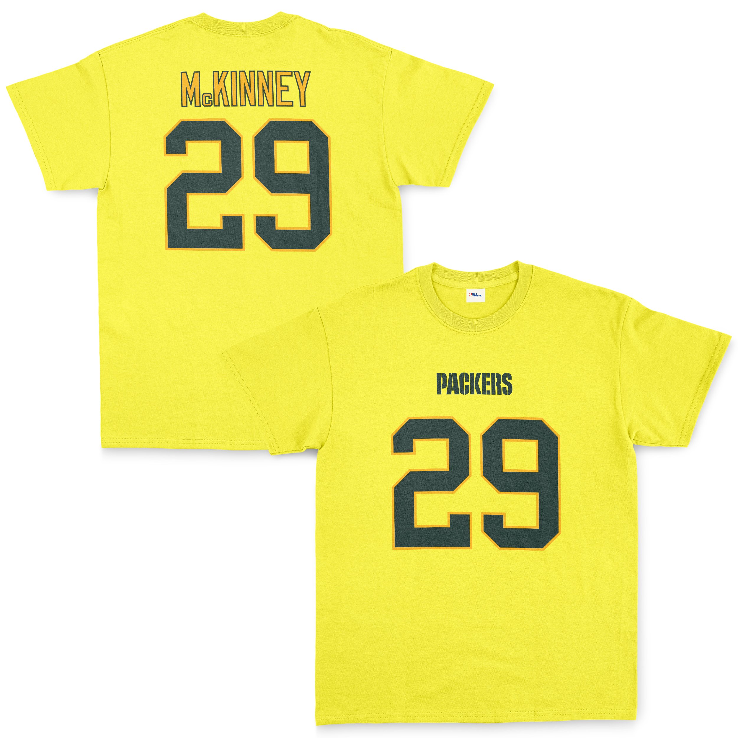 Xavier McKinney Green Bay Packers Tişört S - Sarı