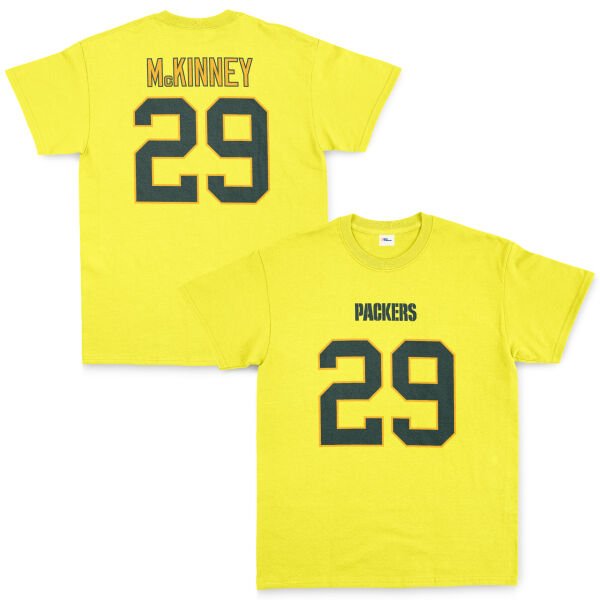 Xavier McKinney Green Bay Packers Tişört S - Sarı