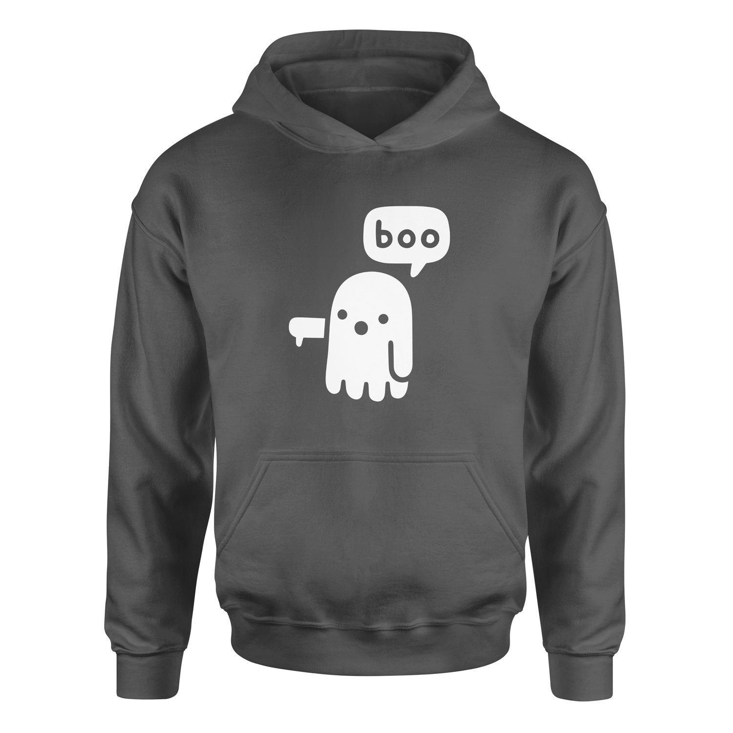 Boo! Hoodie XL - Füme