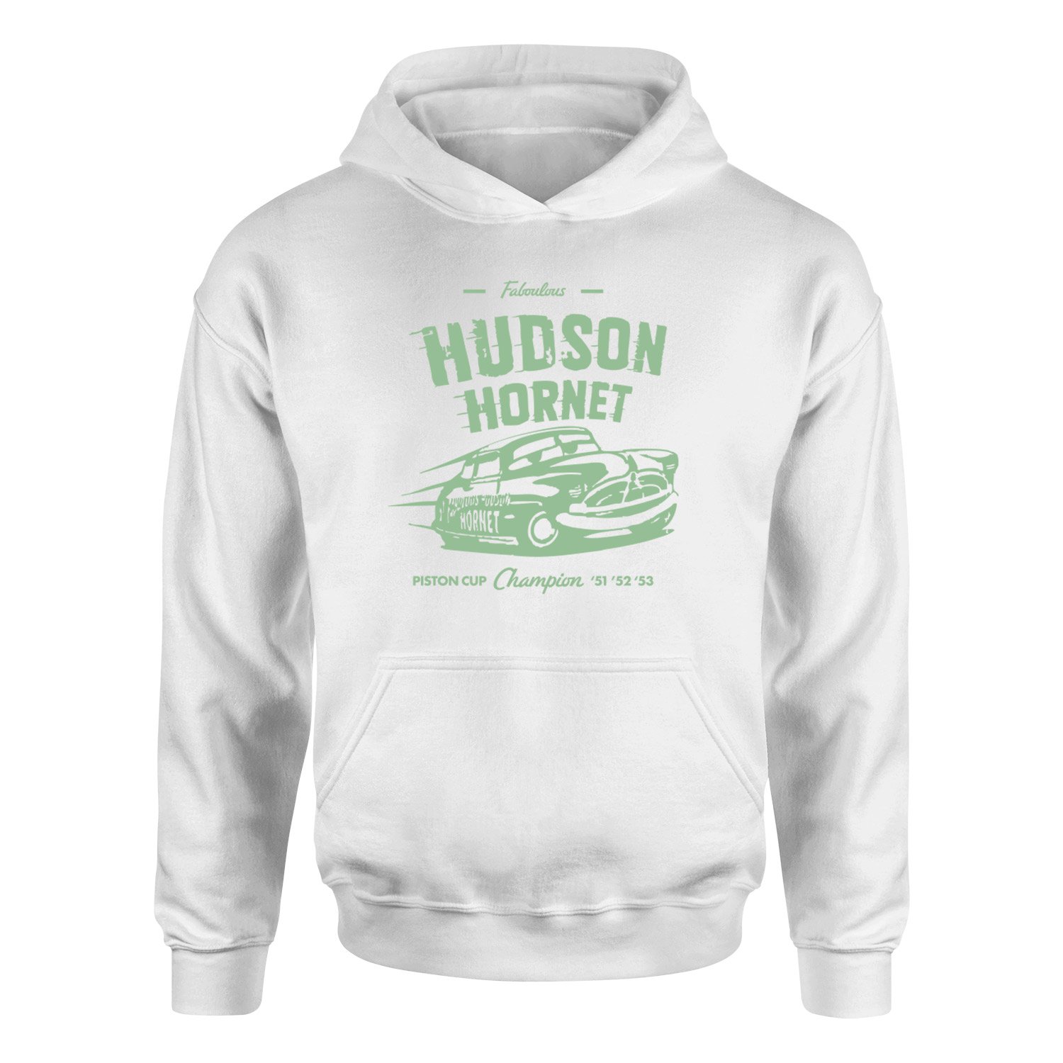 Hudson Hornet Hoodie XXL - Beyaz
