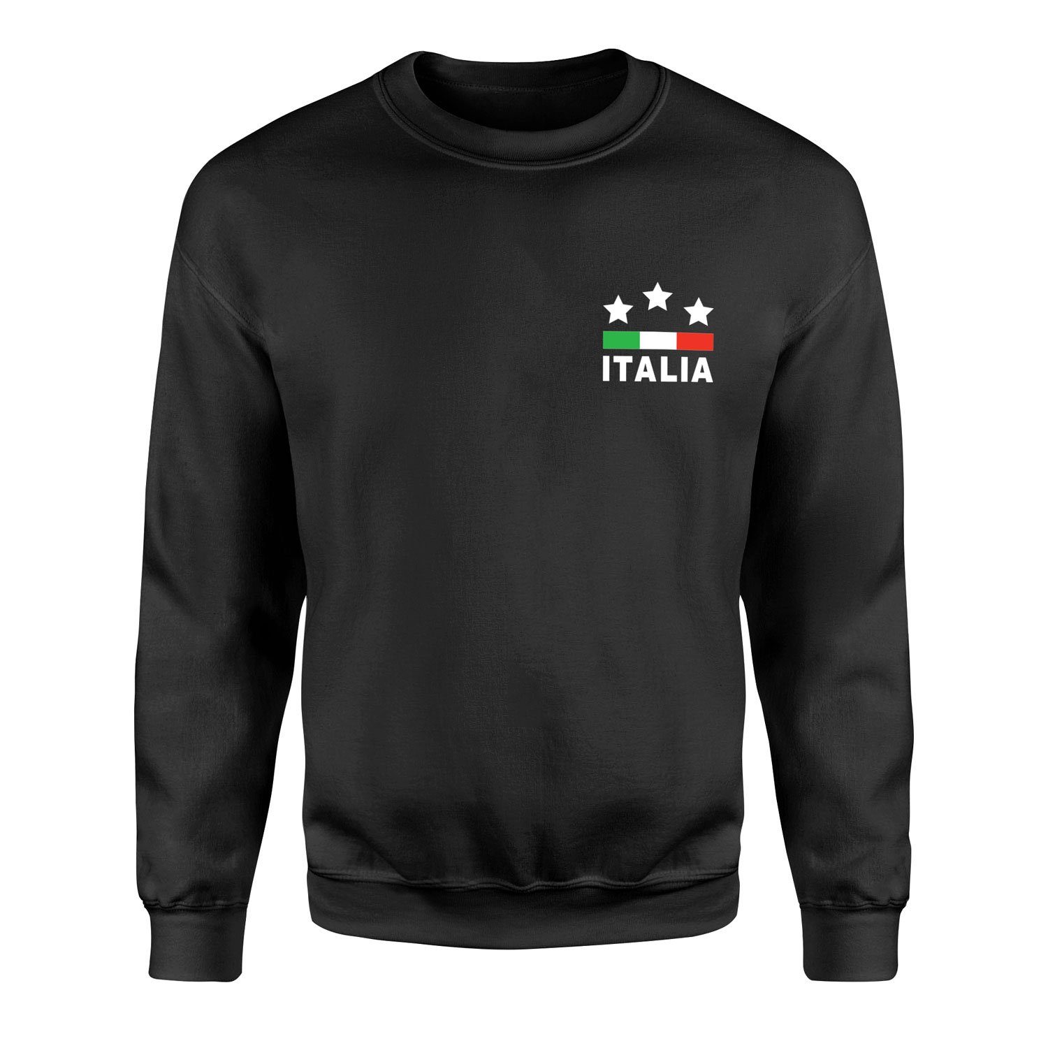 İtalya Sweatshirt XXL - Siyah