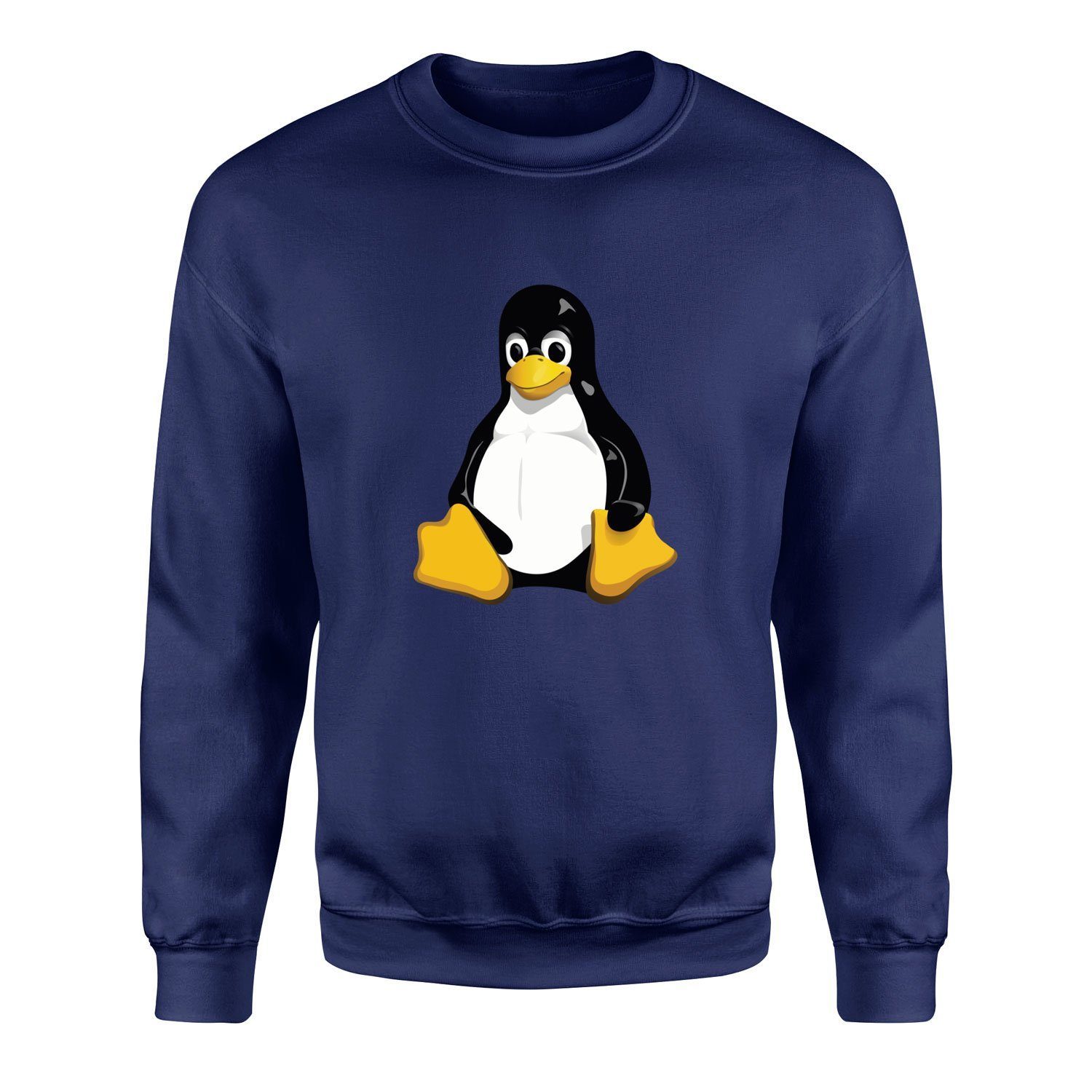 Linux Tux Sweatshirt XL - Lacivert