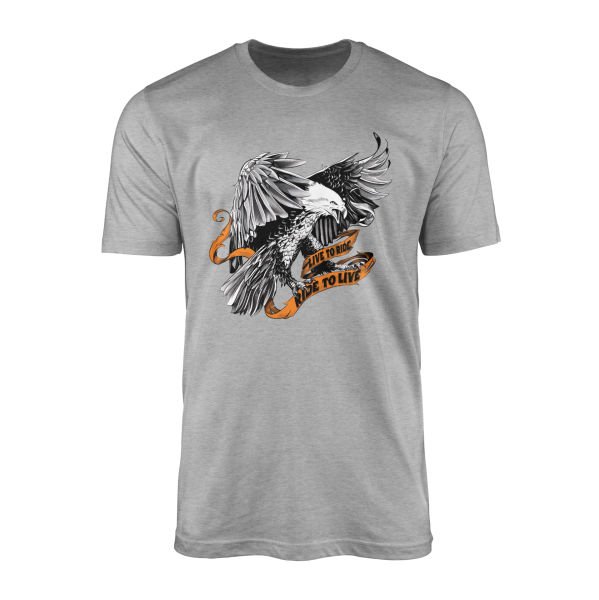 Live to Ride, Ride to Live Tişört XL - Gri