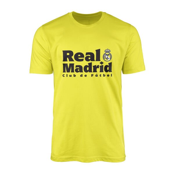 Real Madrid Club de Futbol Tişört S - Sarı