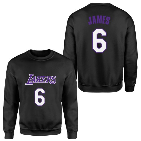 LeBron James 6 Lakers Forma Sweatshirt XL - Siyah