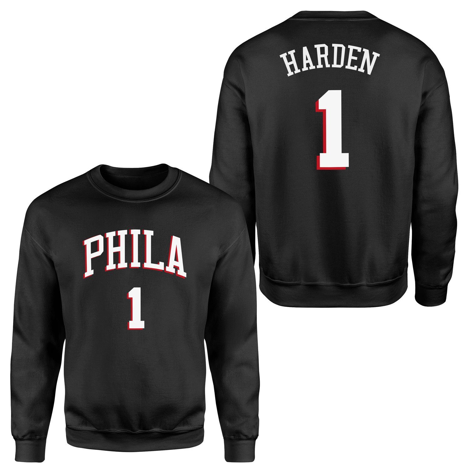 James Harden Philadelphia Forma Sweatshirt L - Siyah