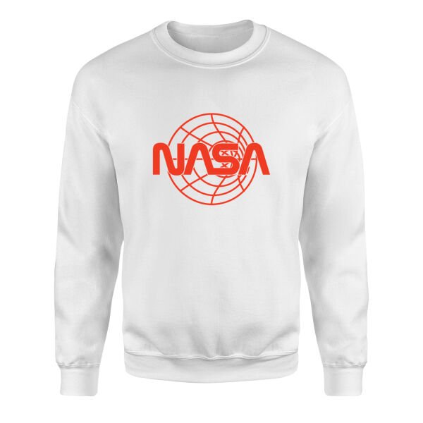 NASA Wormhole Sweatshirt M - Beyaz