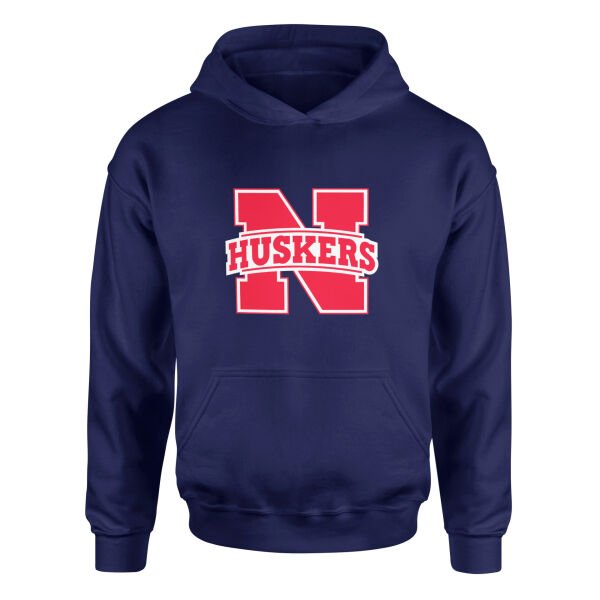 Nebraska Cornhuskers Hoodie L - İndigo Mavisi