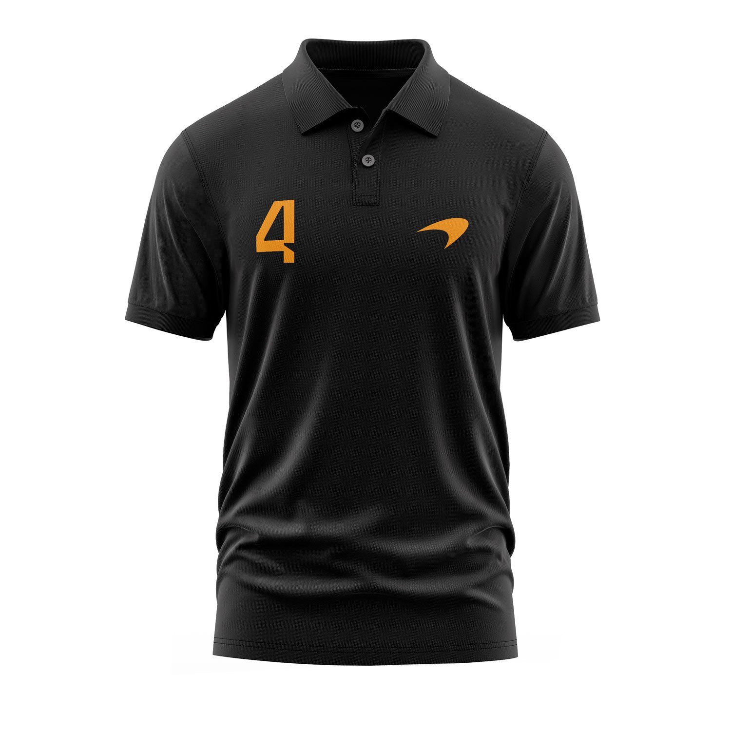 Lando Norris #4 McLaren Racing Polo Tişört L - Siyah