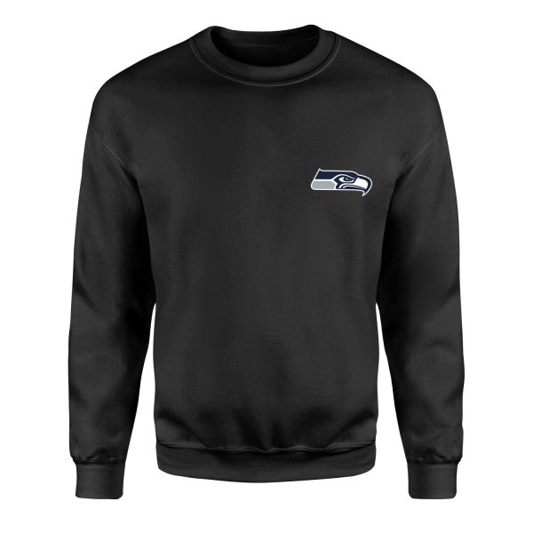 Seattle Seahawks Sweatshirt L - Siyah