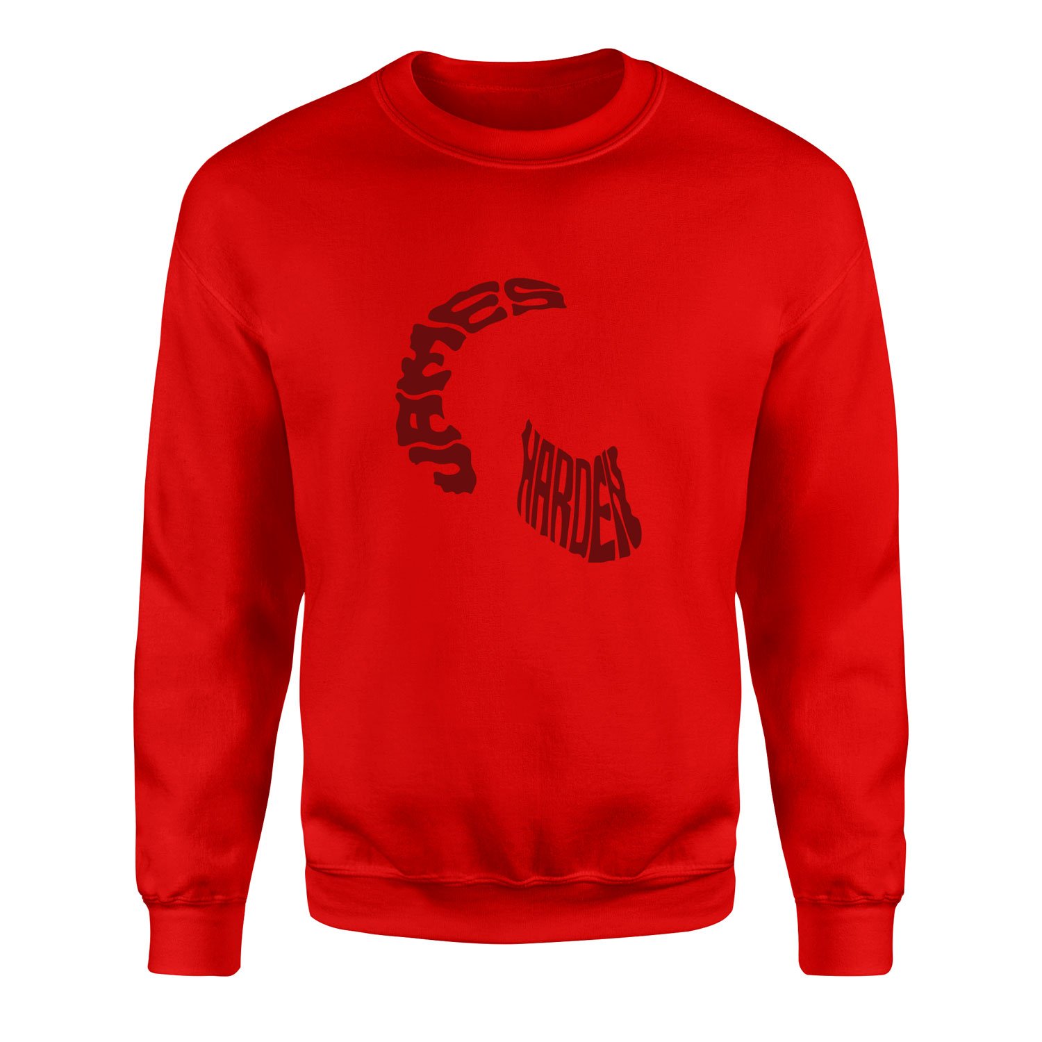 James Harden Text Sweatshirt XL - Kırmızı