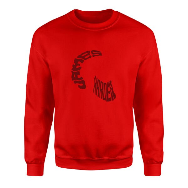 James Harden Text Sweatshirt XL - Kırmızı