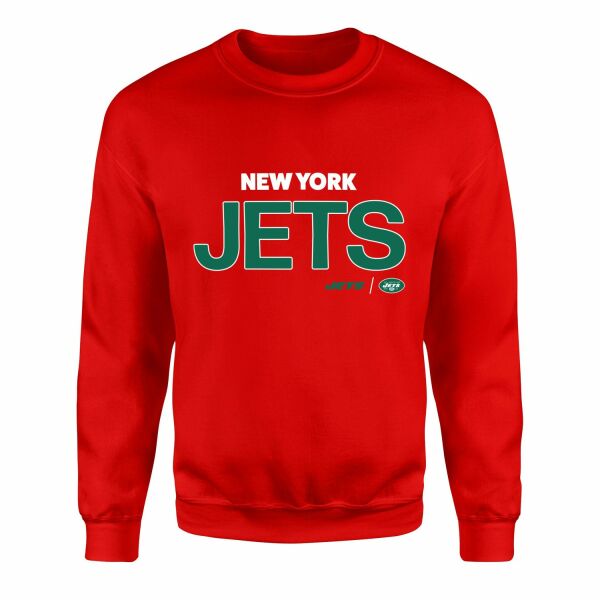 New York Jets AFC East Sweatshirt S - Kırmızı