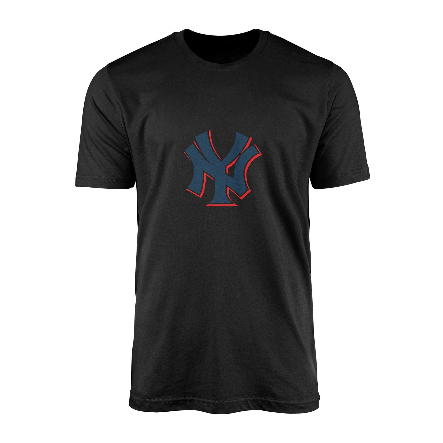 NY Yankees C Tişört XL - Siyah