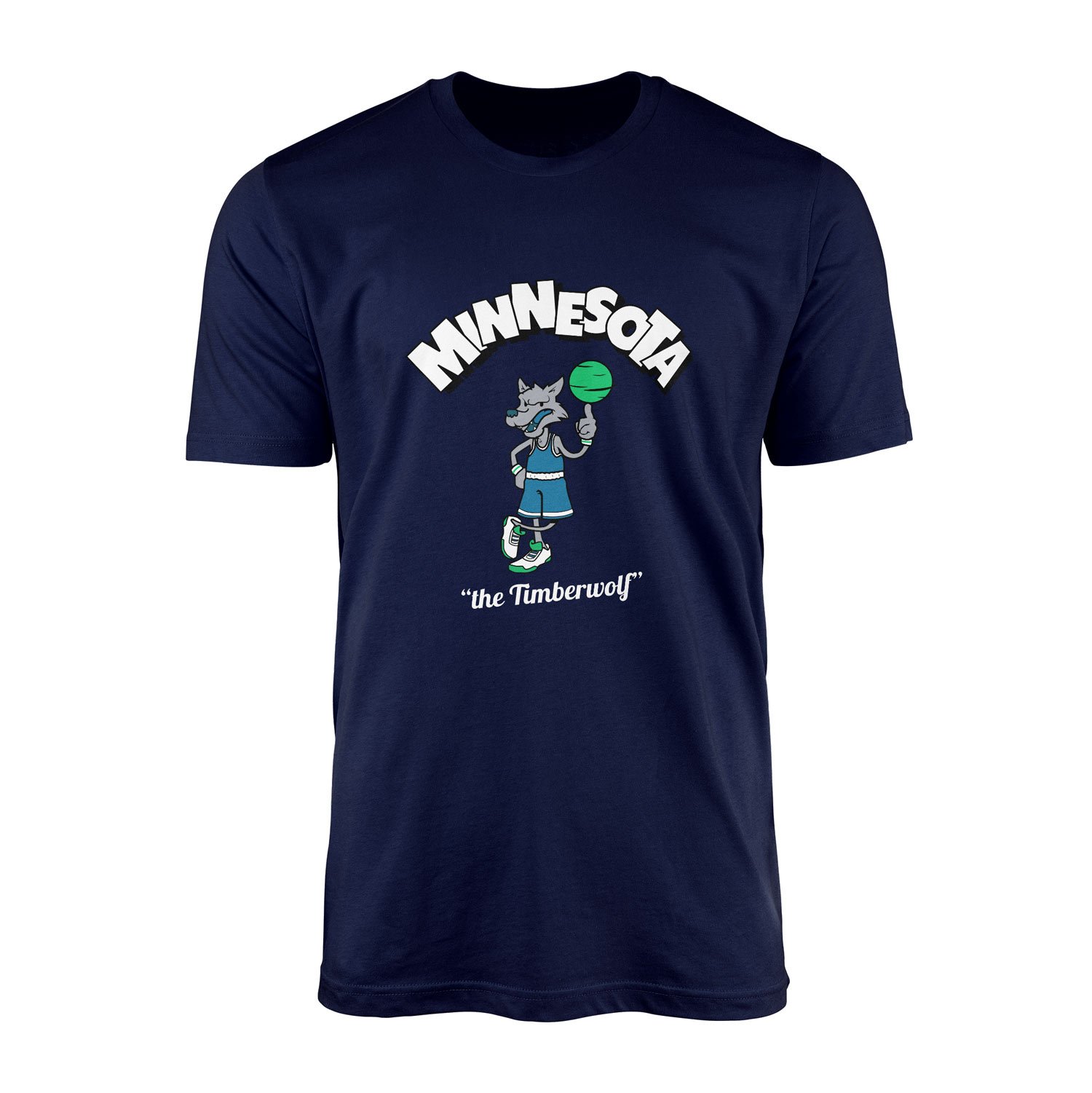 Wolves Cartoon Tişört M - İndigo Mavisi
