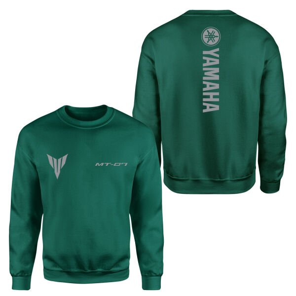 Yamaha MT07 Sweatshirt L - Nefti Yeşili
