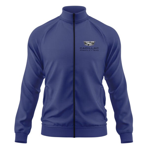 Cadillac Fermuarlı Sweatshirt S - İndigo Mavisi