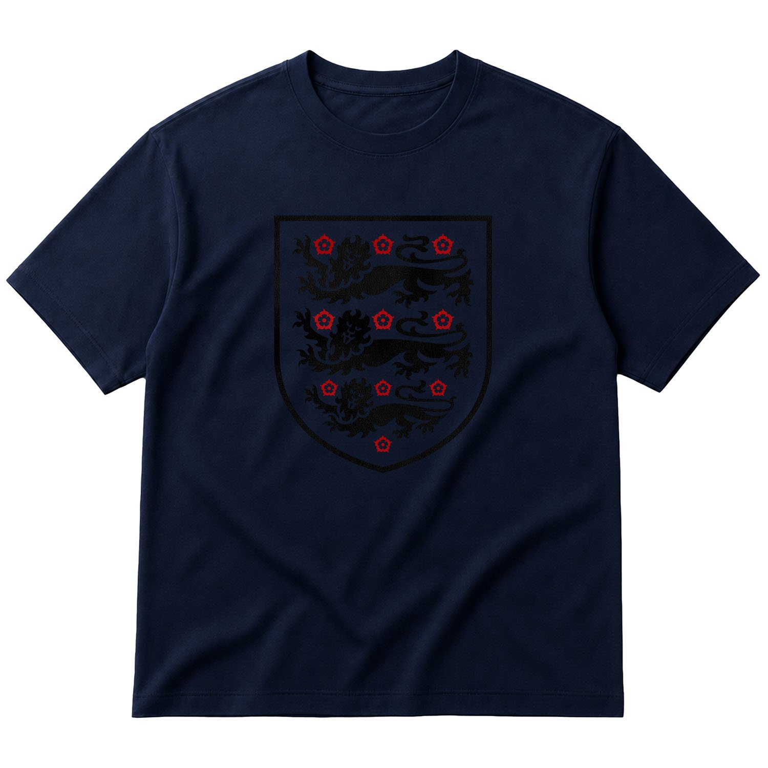 Three Lions Shield Oversize Tişört S - İndigo Mavisi