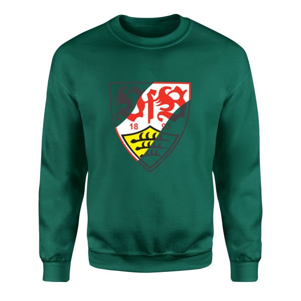 VfB Stuttgart Big Sweatshirt XL - Nefti Yeşili