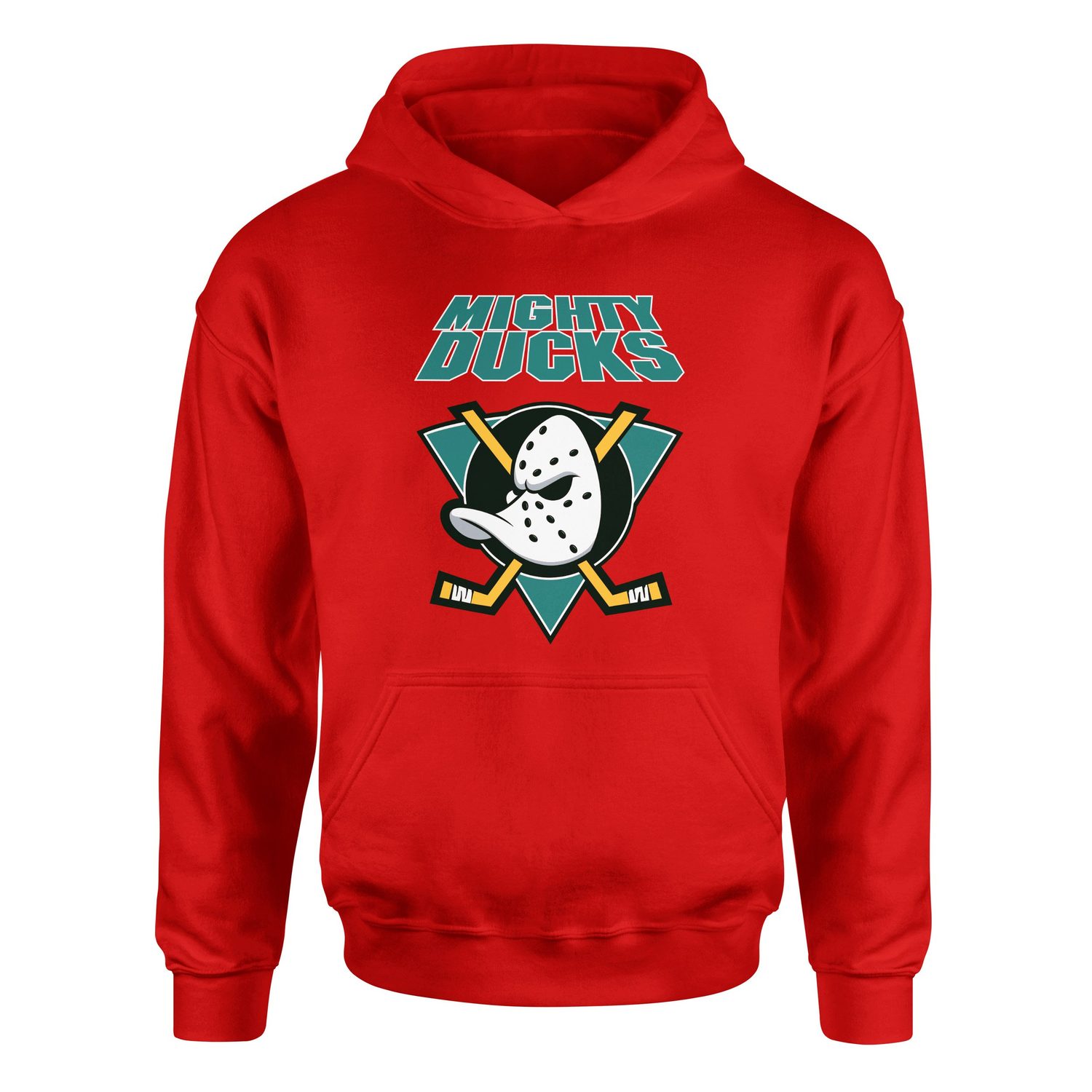 Mighty Ducks Retro Hoodie XXL - Kırmızı