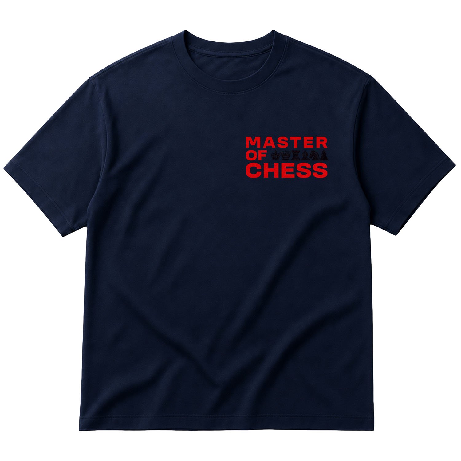 Master of Chess Oversize Tişört M - İndigo Mavisi
