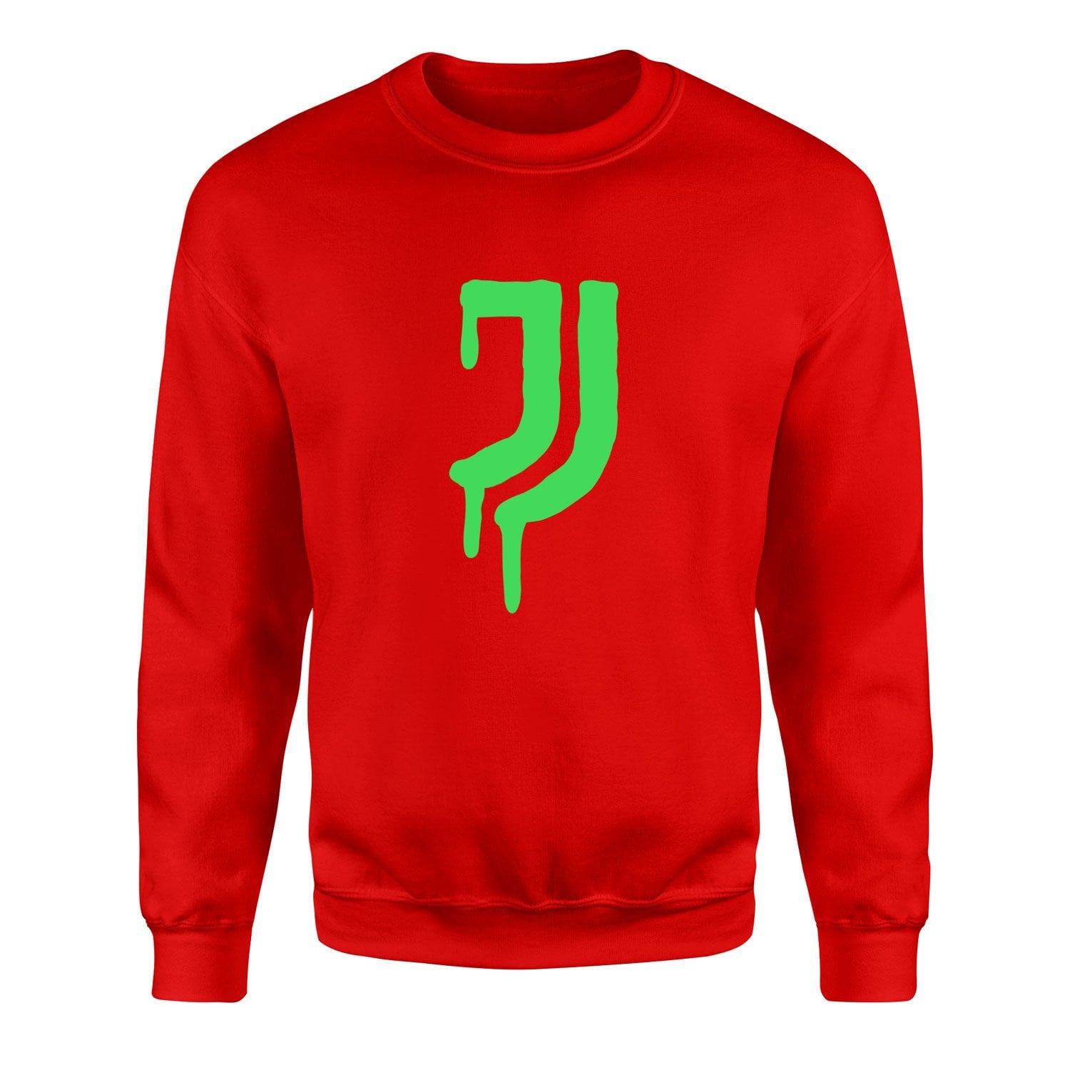 Juventus Acid Green Sweatshirt XL - Kırmızı