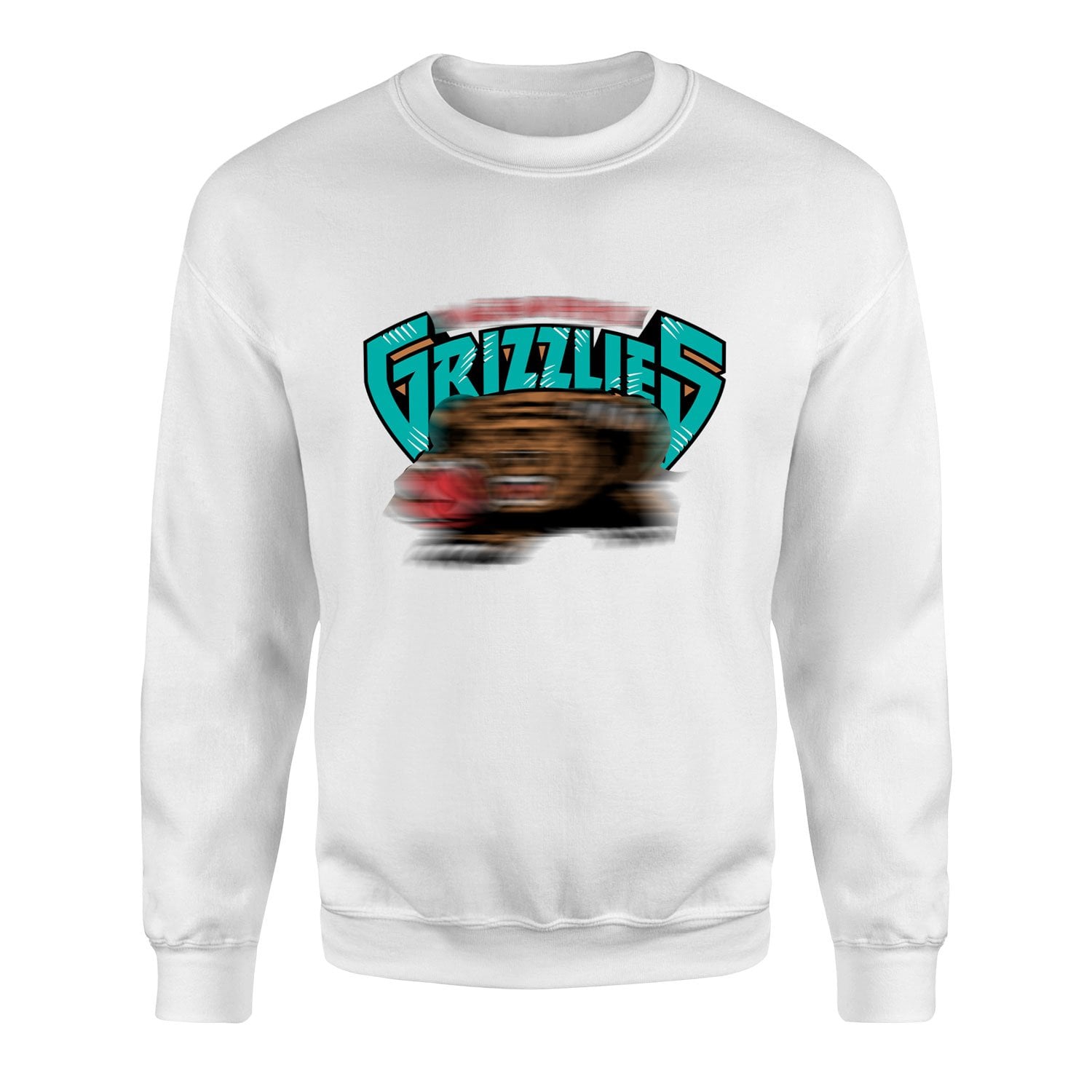 GRIZZLIES Retro Sweatshirt L - Beyaz