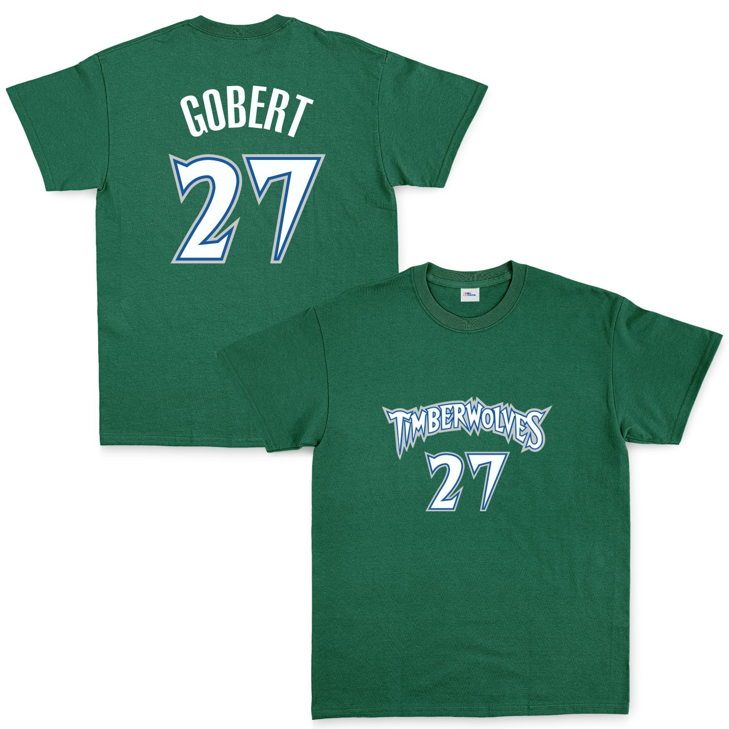 Rudy Gobert Minnesota 27 Forma Tişört S - Nefti Yeşili