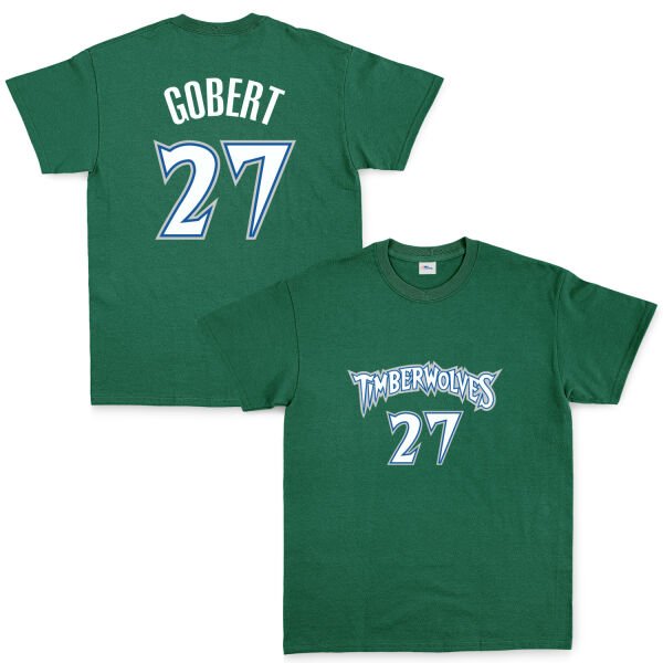 Rudy Gobert Minnesota 27 Forma Tişört S - Nefti Yeşili