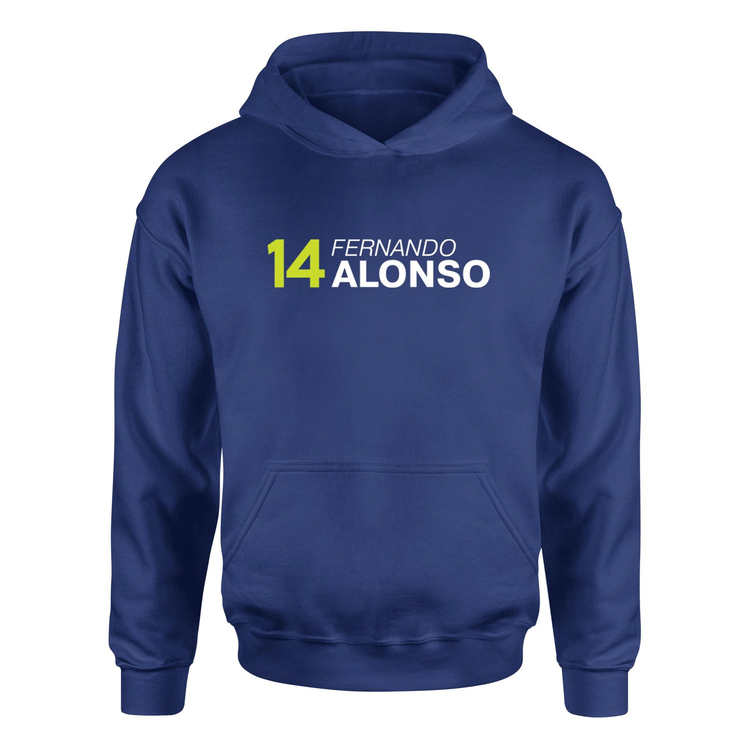 Fernando Alonso 14 Hoodie L - İndigo Mavisi