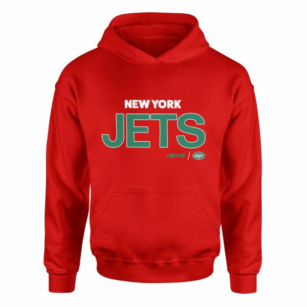 New York Jets AFC East Hoodie L - Kırmızı