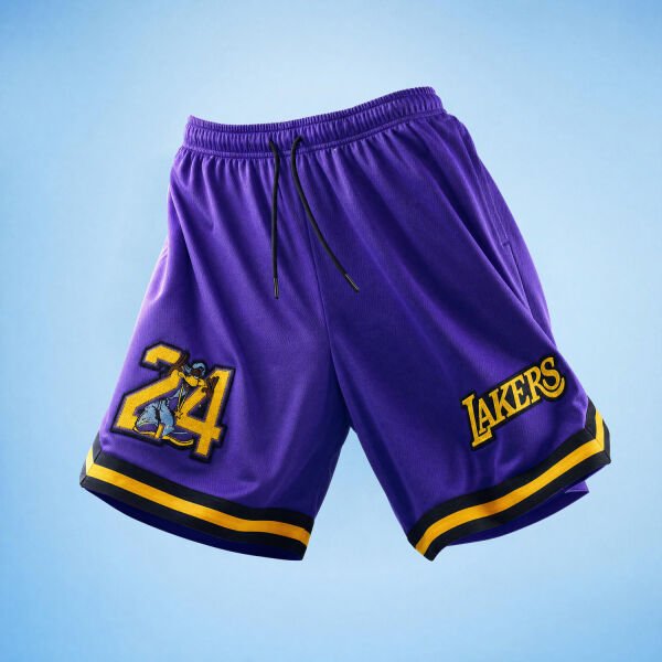 Lakers 24 Duck Mor Spor Şortu