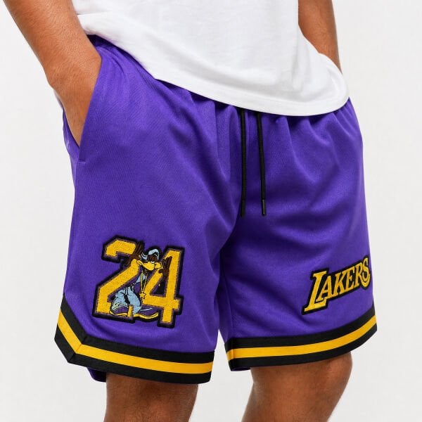 Lakers 24 Duck Mor Spor Şortu
