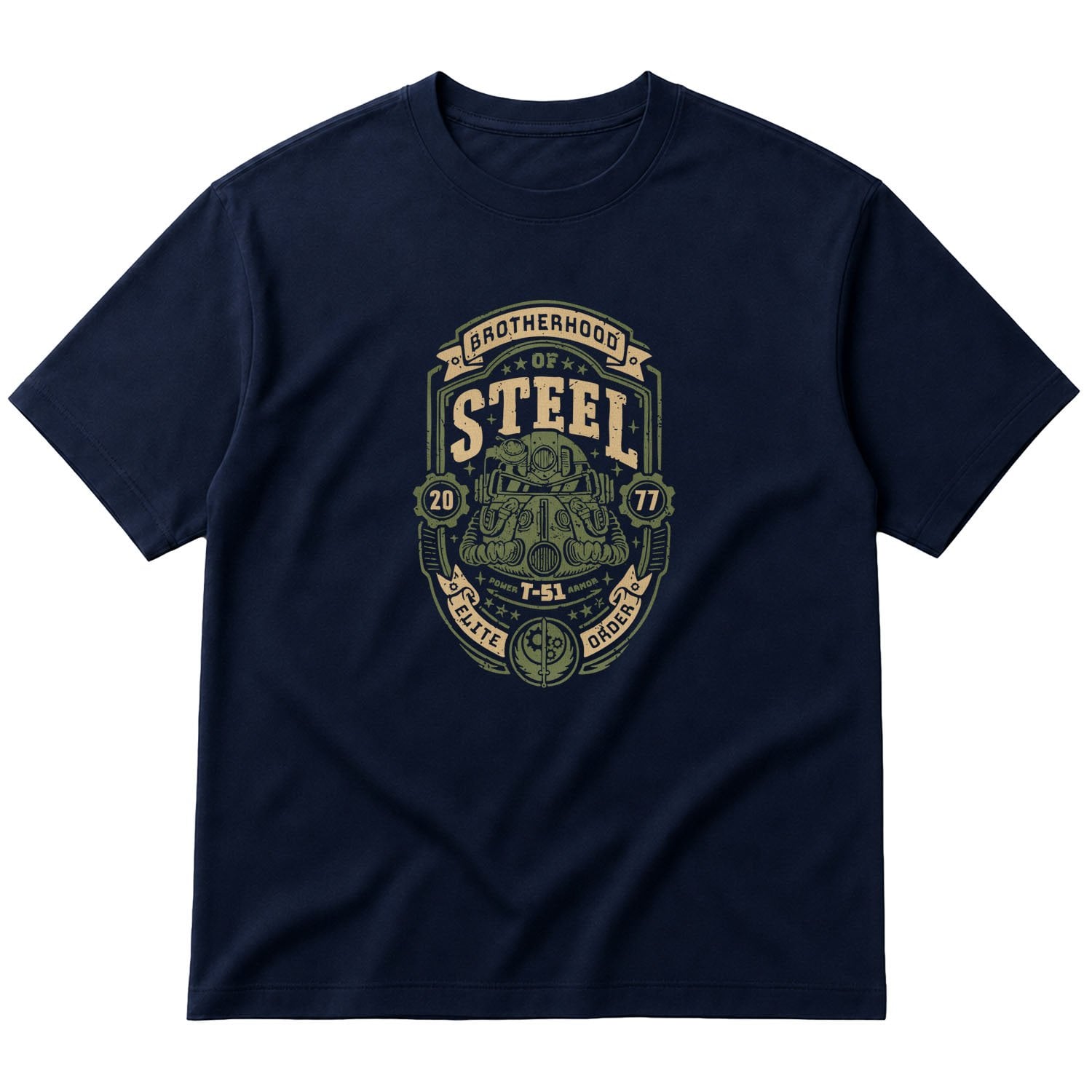 Brotherhood of Steel Grunge Oversize Tişört