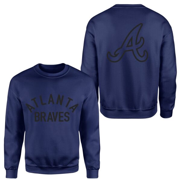 Atlanta Braves Muted Sweatshirt S - İndigo Mavisi