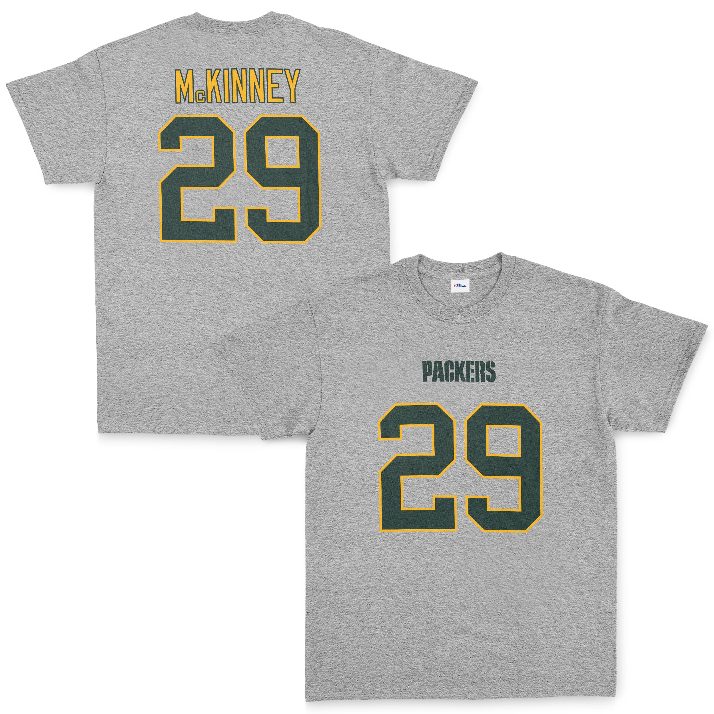 Xavier McKinney Green Bay Packers Tişört XXL - Gri
