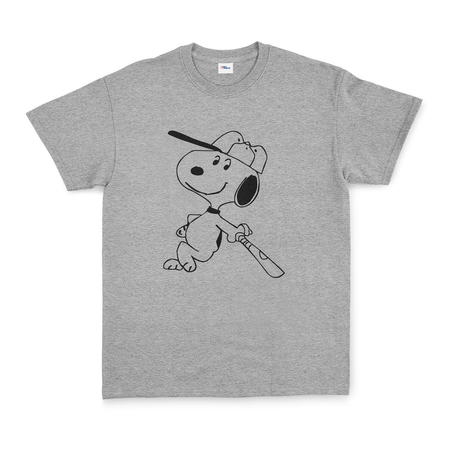 Snoopy Tişört XXL - Gri