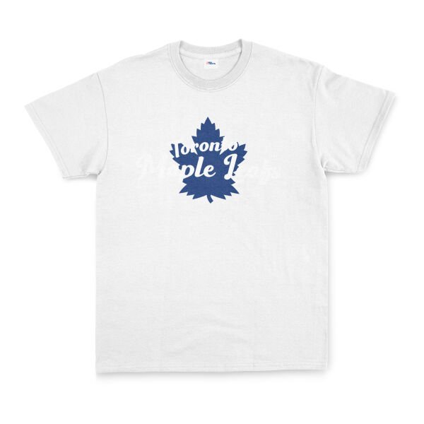 Toronto Maple Leafs Script Tişört XL - Beyaz