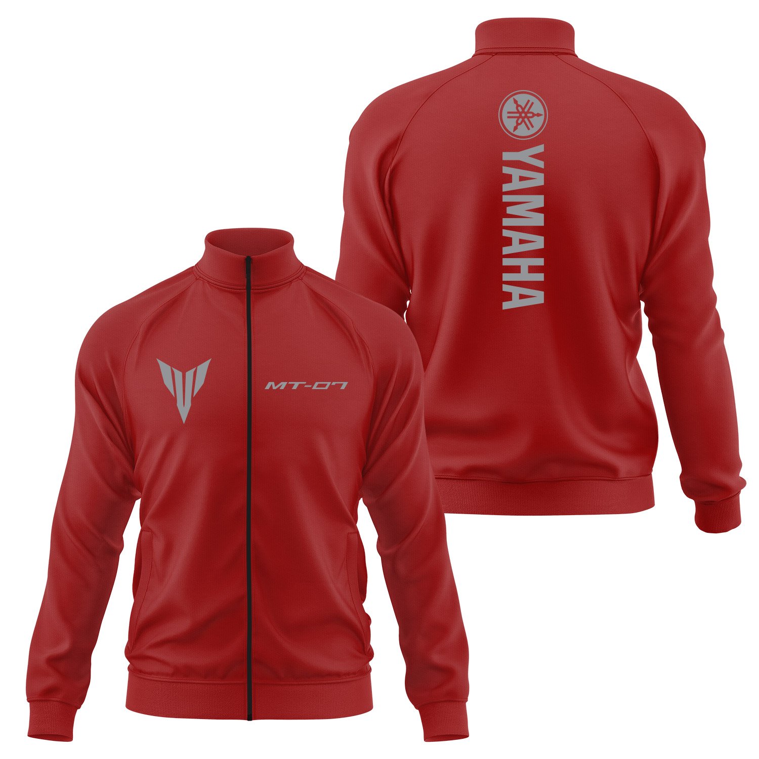 Yamaha MT07 Fermuarlı Sweatshirt L - Kırmızı