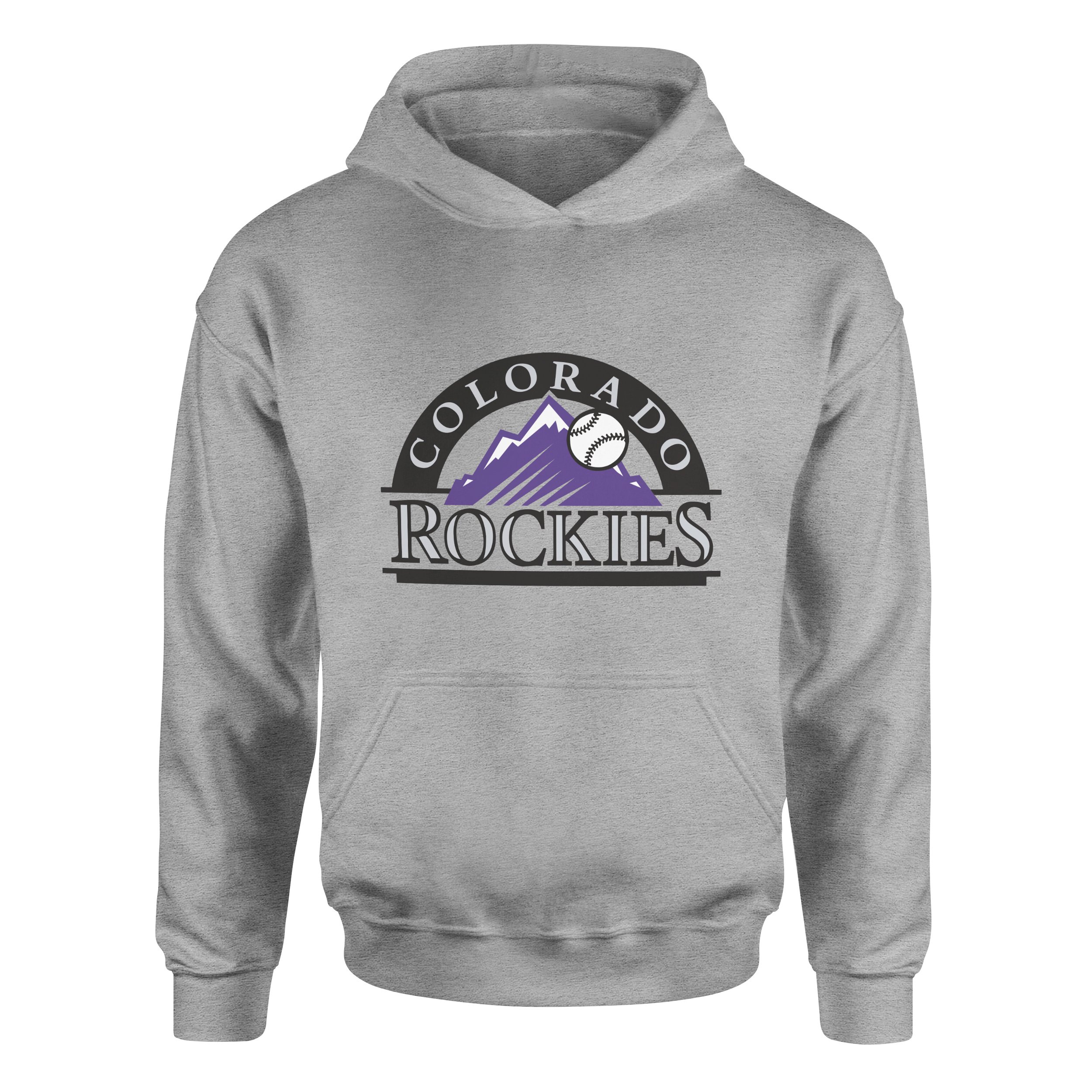 Colorado Rockies WL Hoodie M - Gri