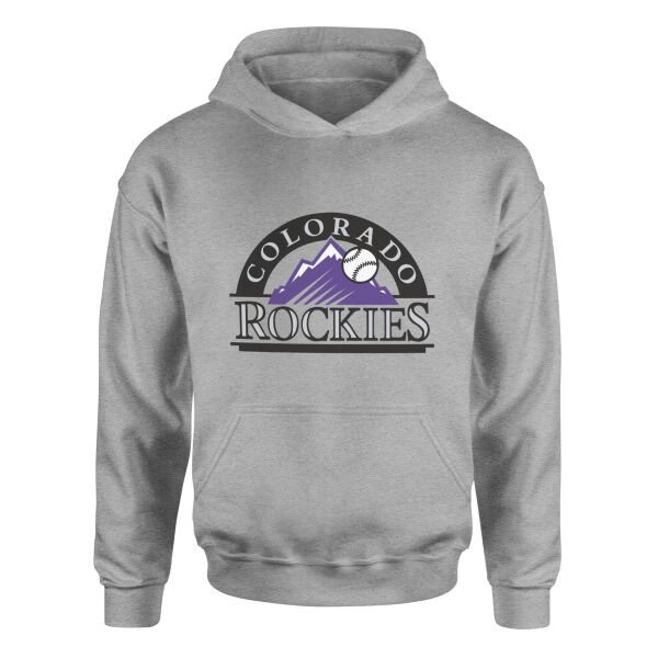 Colorado Rockies WL Hoodie M - Gri
