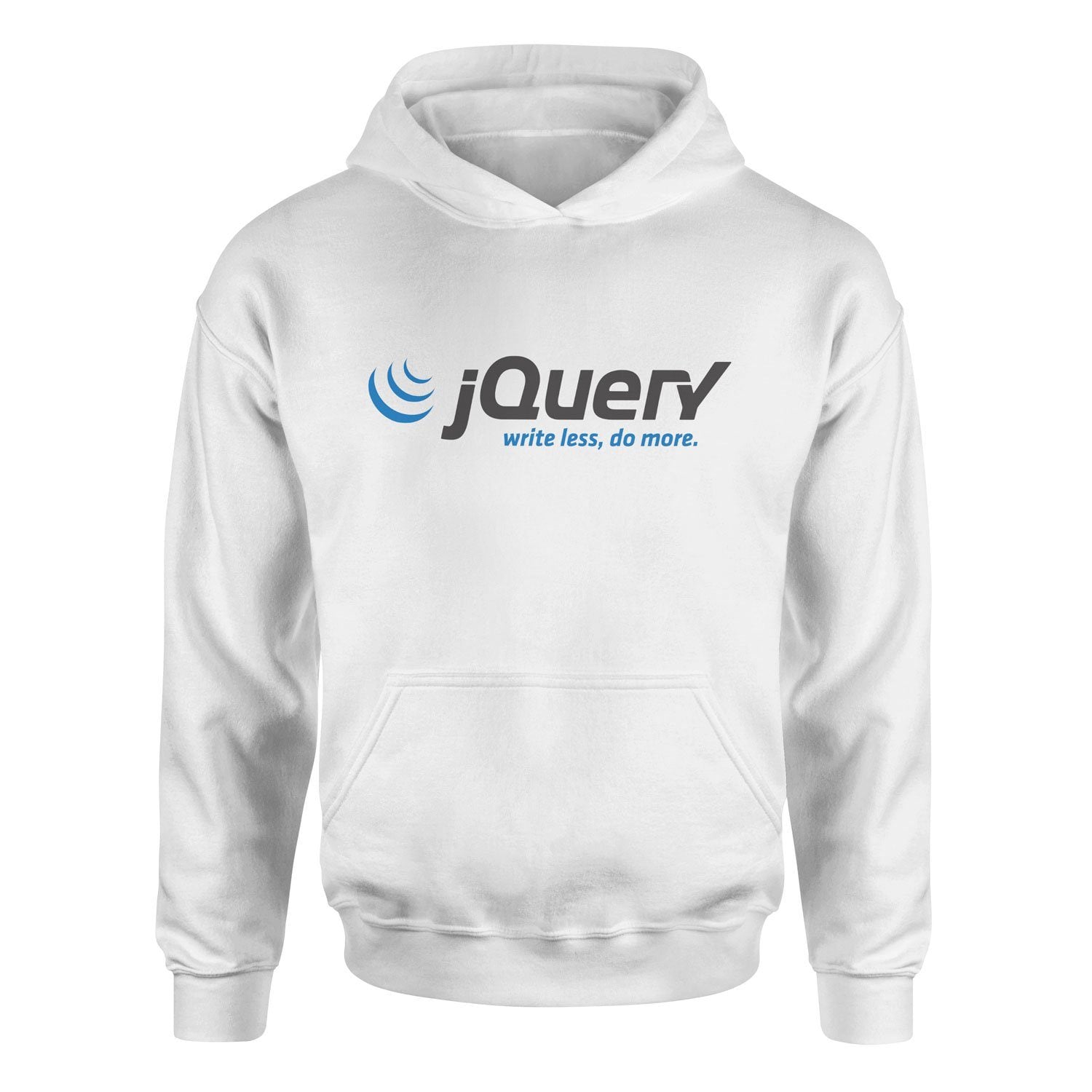 jQuery Hoodie XL - Beyaz