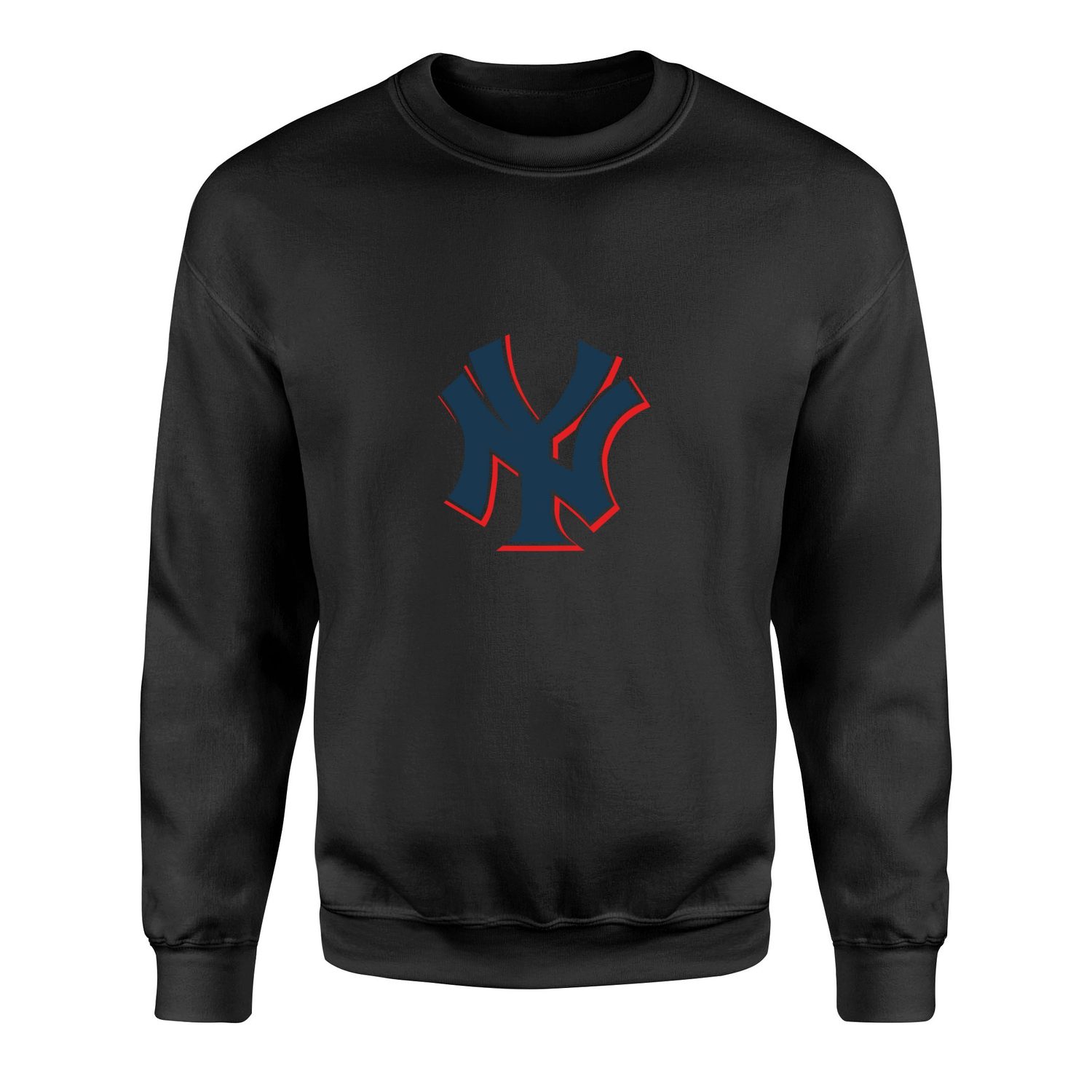 NY Yankees C Sweatshirt XL - Siyah