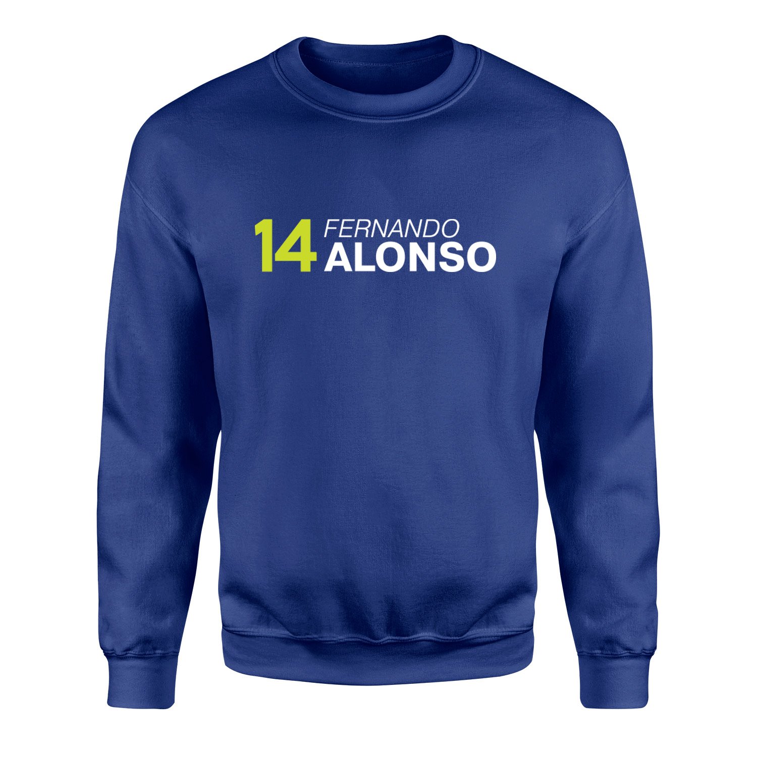 Fernando Alonso 14 Sweatshirt XXL - İndigo Mavisi
