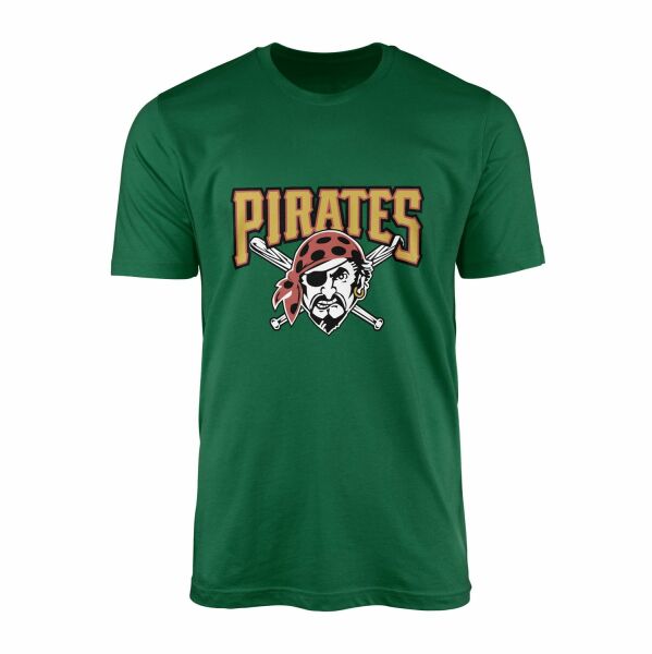 Pittsburgh Pirates | Vintage Tişört XL - Nefti Yeşili