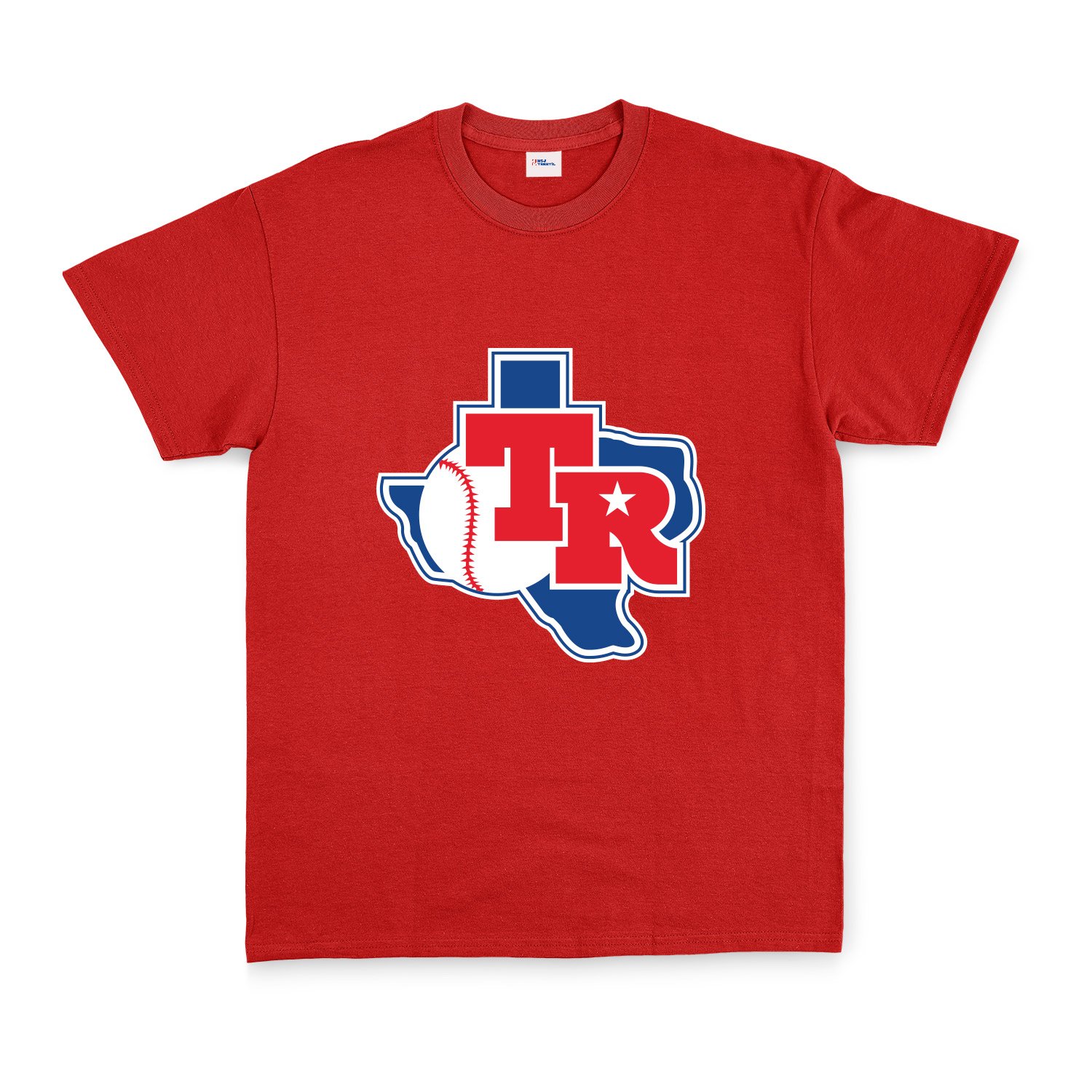 Texas Rangers TX Tişört XXL - Kırmızı