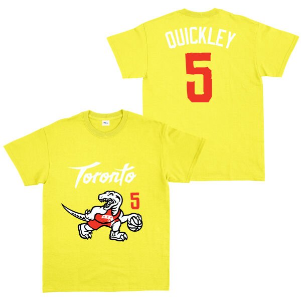 Immanuel Quickley 5 City Edition Raptors Tişört M - Sarı