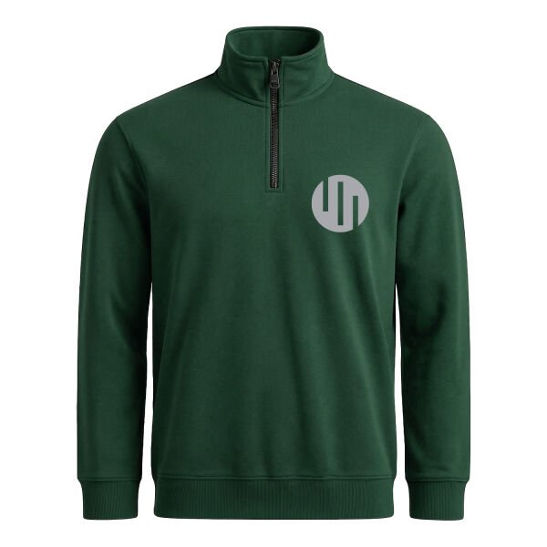 Viltrumite Superior Yarım Fermuarlı Sweatshirt L - Nefti Yeşili