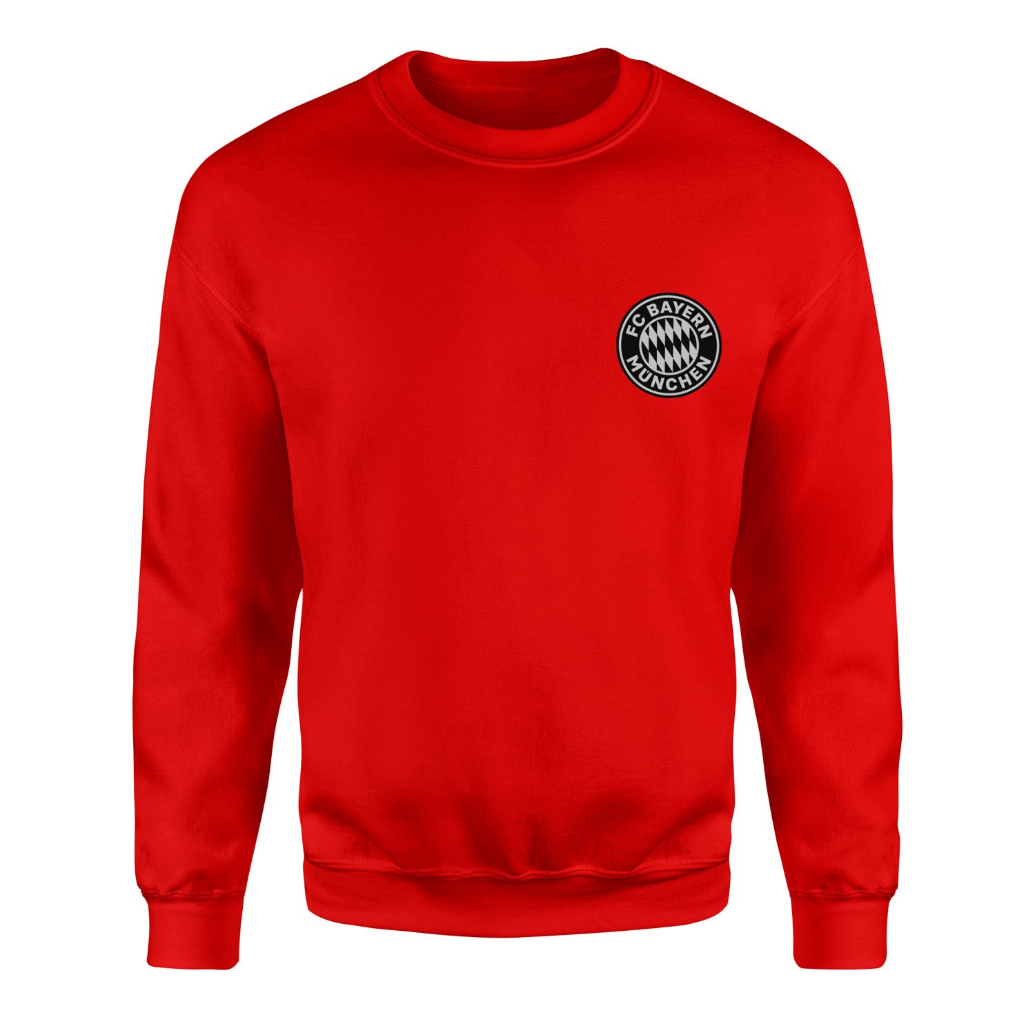 Bayern Münih Rekordmeister Muted Black Sweatshirt L - Kırmızı